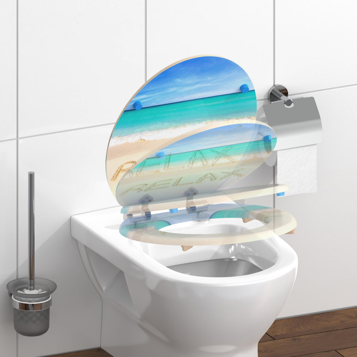 Siège WC RELAX • MDF • Avec abaissement automatique • SCHÜTTE