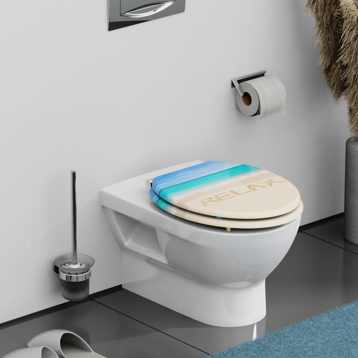 Siège WC RELAX • MDF • Avec abaissement automatique • SCHÜTTE
