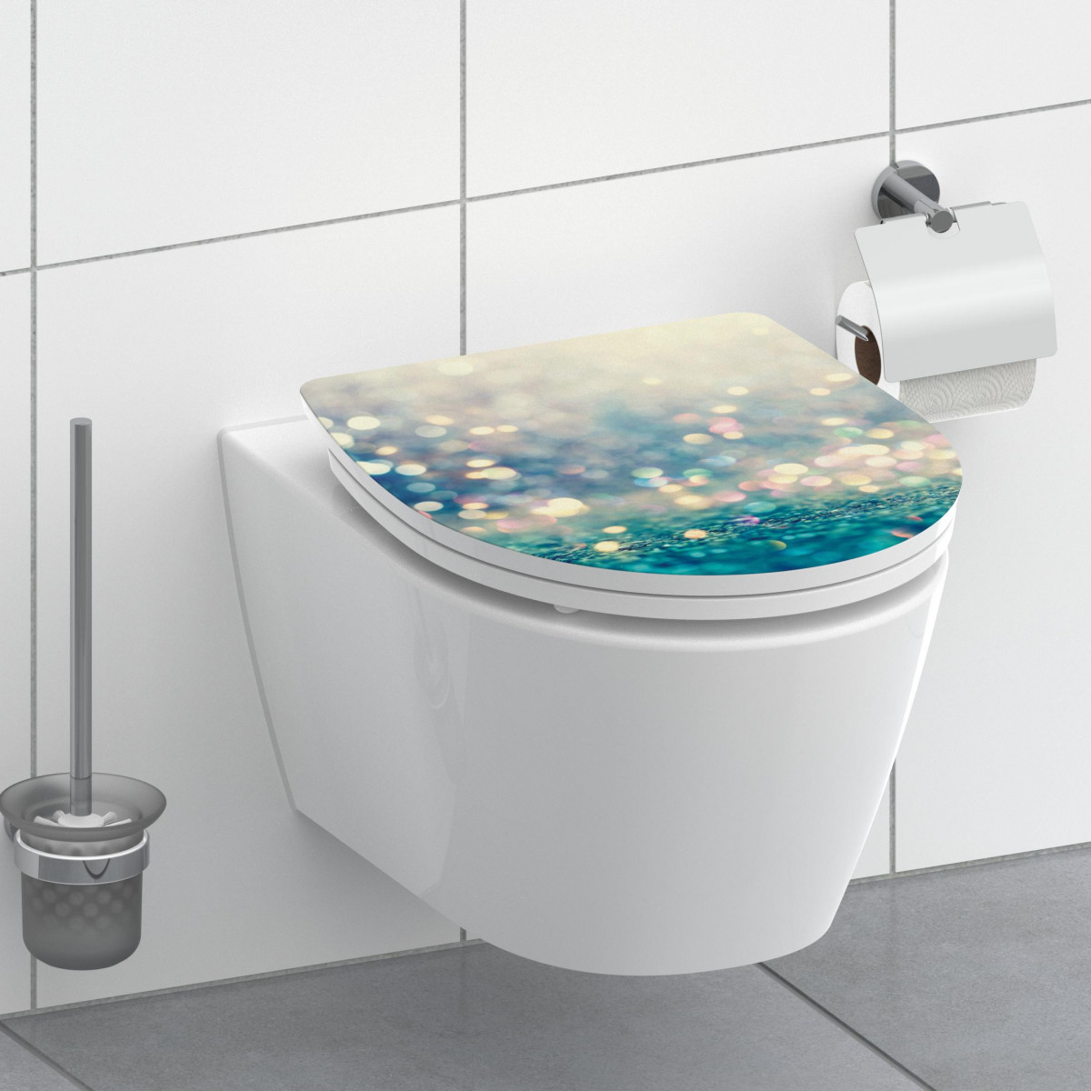 HG WC MAGIC LIGHT • Duroplast • Soft-closing mechanism • SCHÜTTE