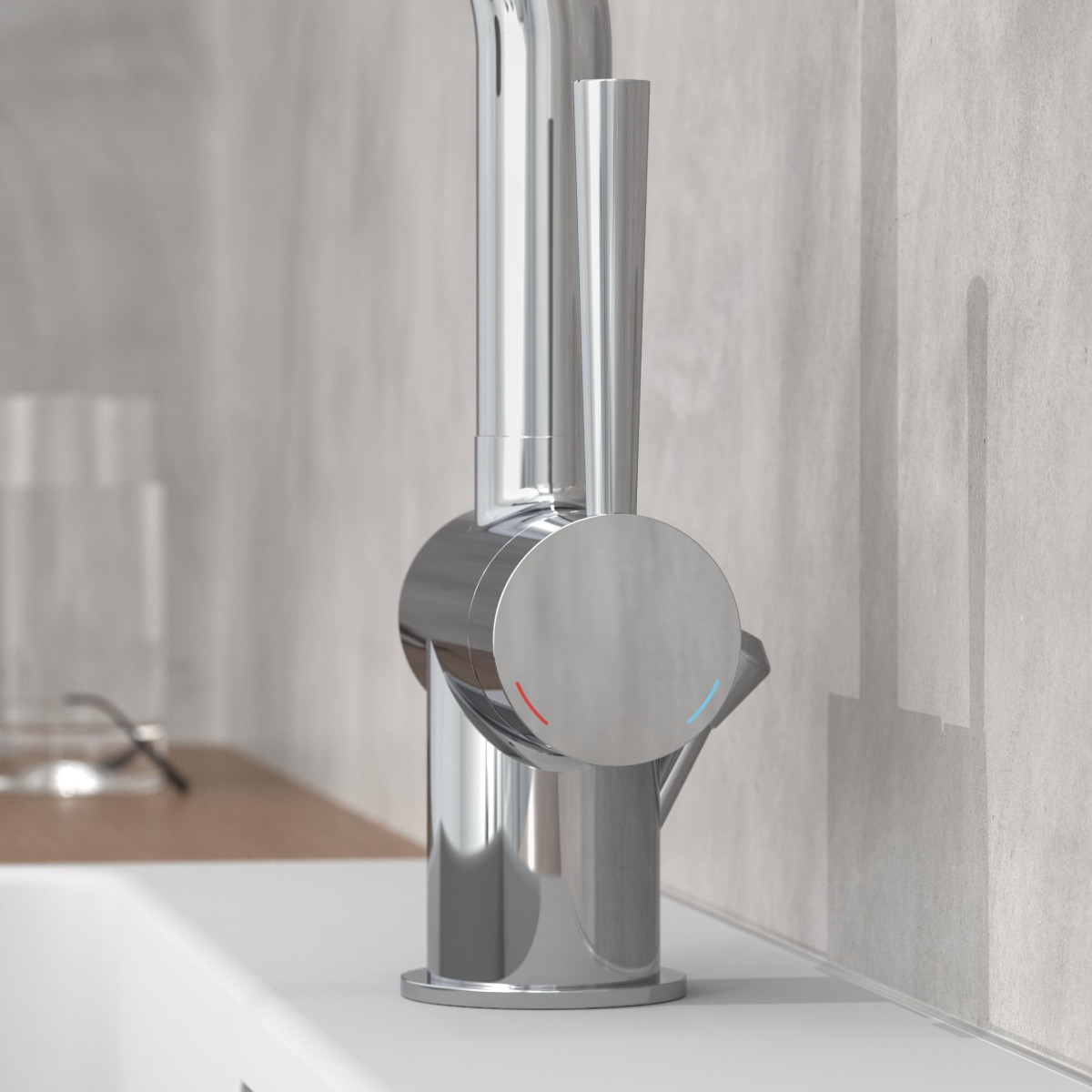 CORNWALL basin mixer • chrome • SCHÜTTE