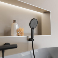 SAMOA RAIN handdouche • mat zwart • SCHÜTTE
