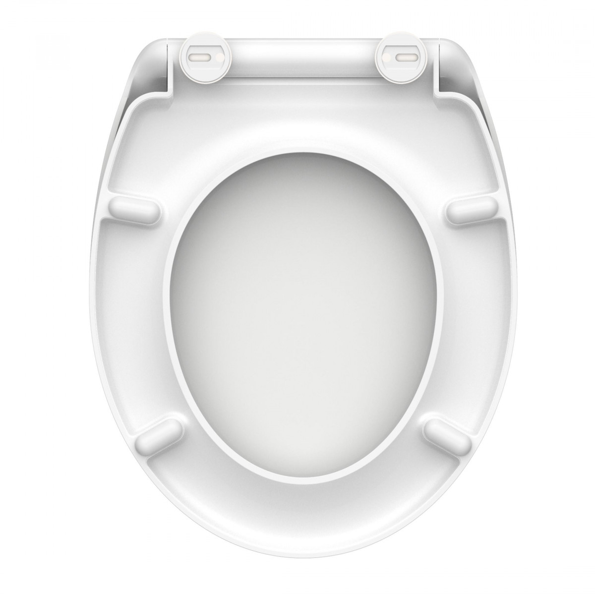 WC seat WHITE • Duroplast • Soft-close mechanism &amp; quick-release fastener