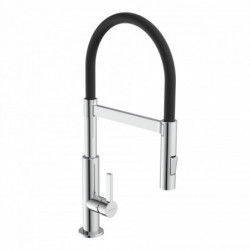 MIAMI Sink mixer • chrome/black • SCHÜTTE
