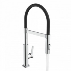 MIAMI Sink mixer • chrome/black • SCHÜTTE