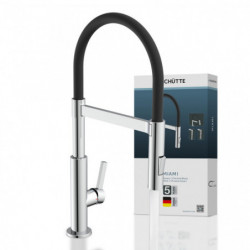 MIAMI mitigeur cuisine • chrome/noir • SCHÜTTE