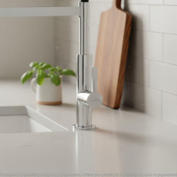 MIAMI Sink mixer • chrome/black • SCHÜTTE