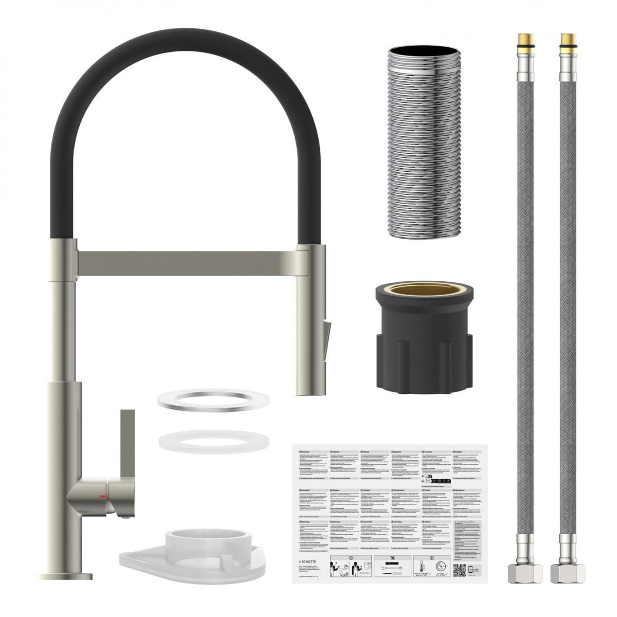 MIAMI mitigeur cuisine • aspect inox • SCHÜTTE