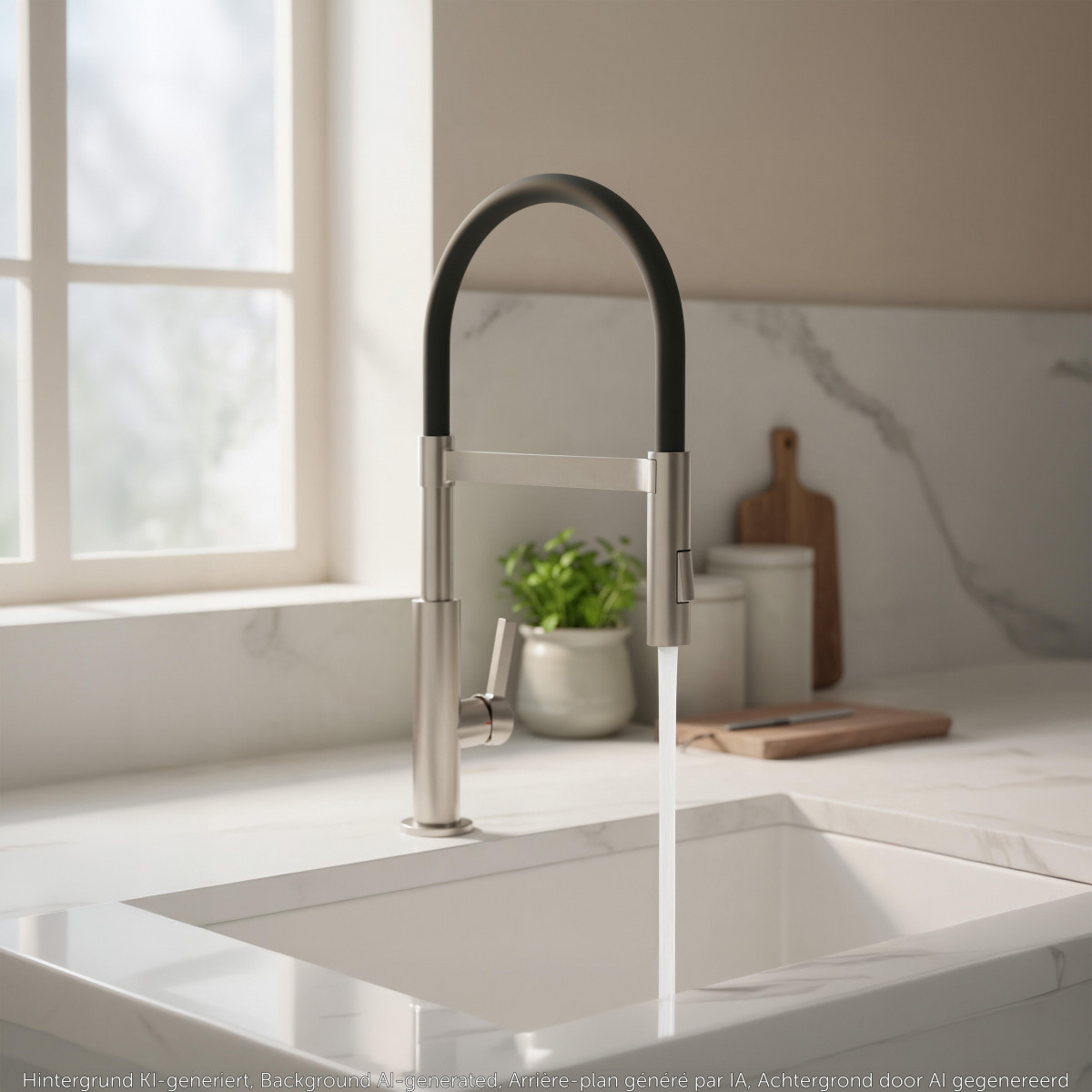 MIAMI Sink mixer • Stainless Steel • SCHÜTTE