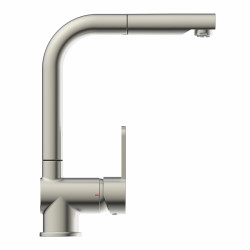 Robinetterie d'évier • inox • basse pression • SCHÜTTE
