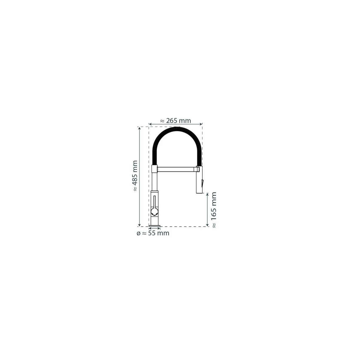 MIAMI Sink mixer • Graphite • SCHÜTTE