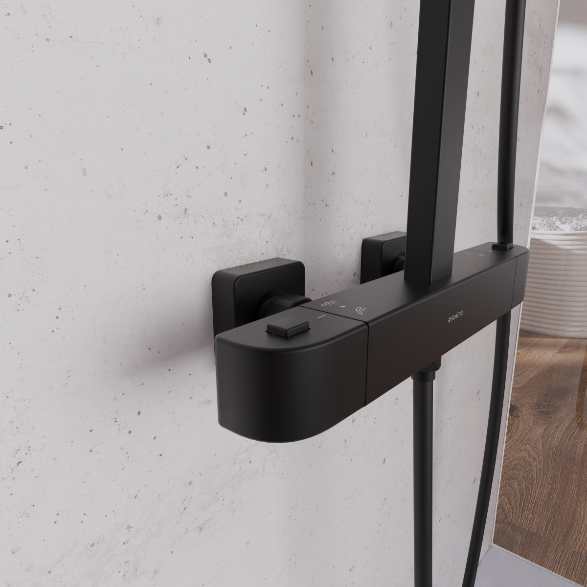 GRAN CANARIA Set douche de pluie avec Mitigeur thermostatique