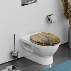 MDF Toilet Seat SOLID WOOD