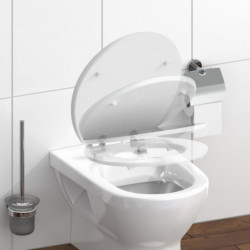 MDF High Gloss WC-Sitz WATER DROP, mit Absenkautomatik