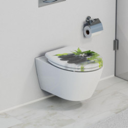 Duroplast WC-Sitz JASMIN, mit Absenkautomatik und Schnellverschluss
