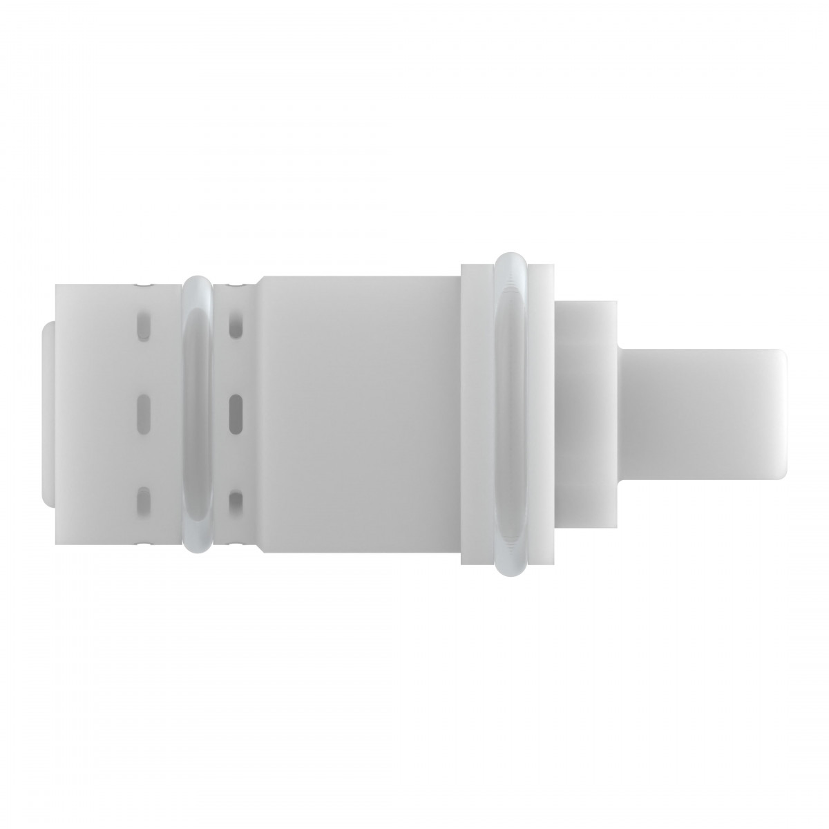 Push diverter, White, 01683