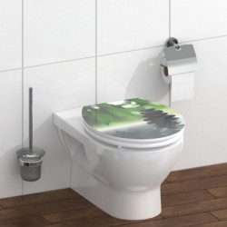 MDF High Gloss WC-Sitz OASIS, mit Absenkautomatik