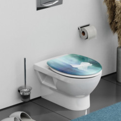 Duroplast WC-Sitz FALLEN LEAF, mit Absenkautomatik