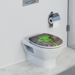 Duroplast WC-Sitz GINGKO und WOOD, mit Absenkautomatik
