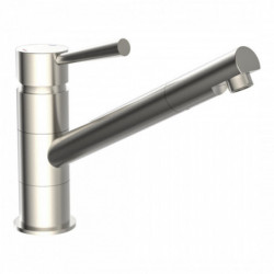 CORNWALL Sink mixer, stainless steel look