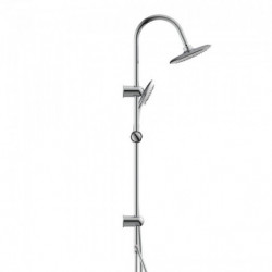 TENERIFFA Overhead shower set, chrome/ white