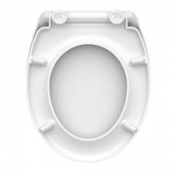 Duroplast WC-Sitz WHITE, mit Absenkautomatik und Schnellverschluss