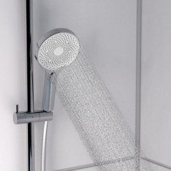 SAMOA RAIN hand shower, water-saving, chrome/white