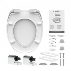 Duroplast WC-Sitz Industrial Grey, mit Absenkautomatik