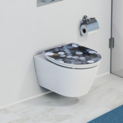 Duroplast HG WC-Bril ROUND DIPS met Valrem en Afklikbaar