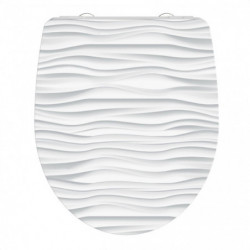 Duroplast HG WC-Bril WHITE WAVE met Valrem en Afklikbaar