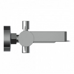 NIAGARA Bathtub mixer, chrome, with waterfall spout