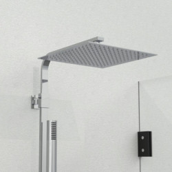 SUMBA Overhead shower set, chrome, with thermostatic faucet
