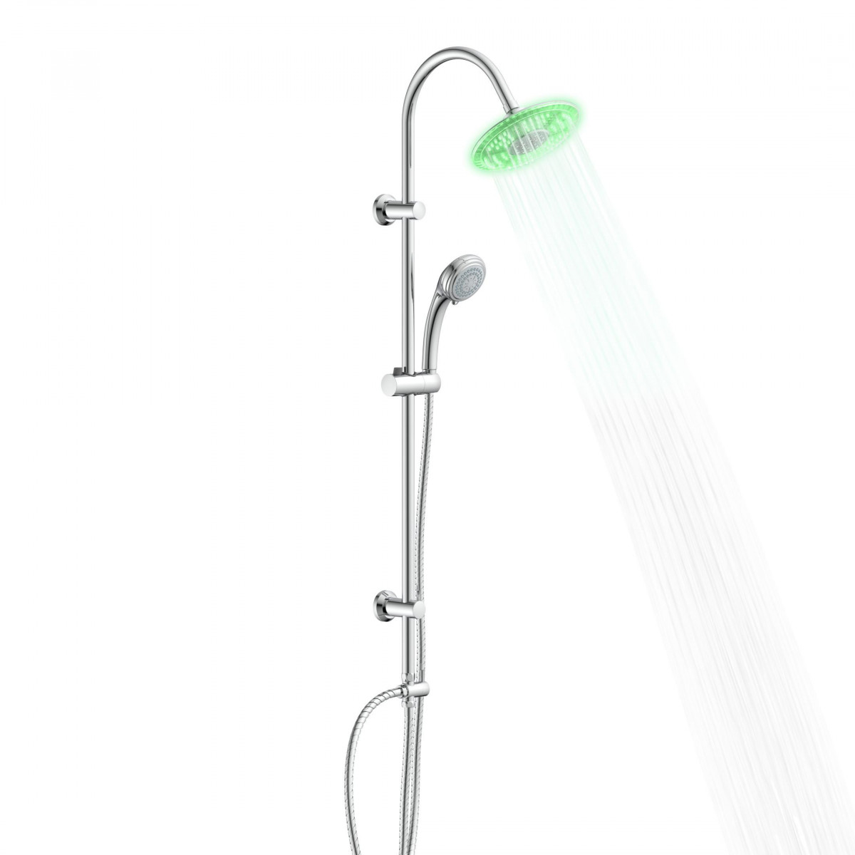 GALAXIS LED Overhead shower set, chrome