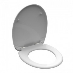 Duroplast WC-Sitz WHITE, mit Absenkautomatik
