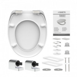 Duroplast Toilet Seat WHITE with Soft Close