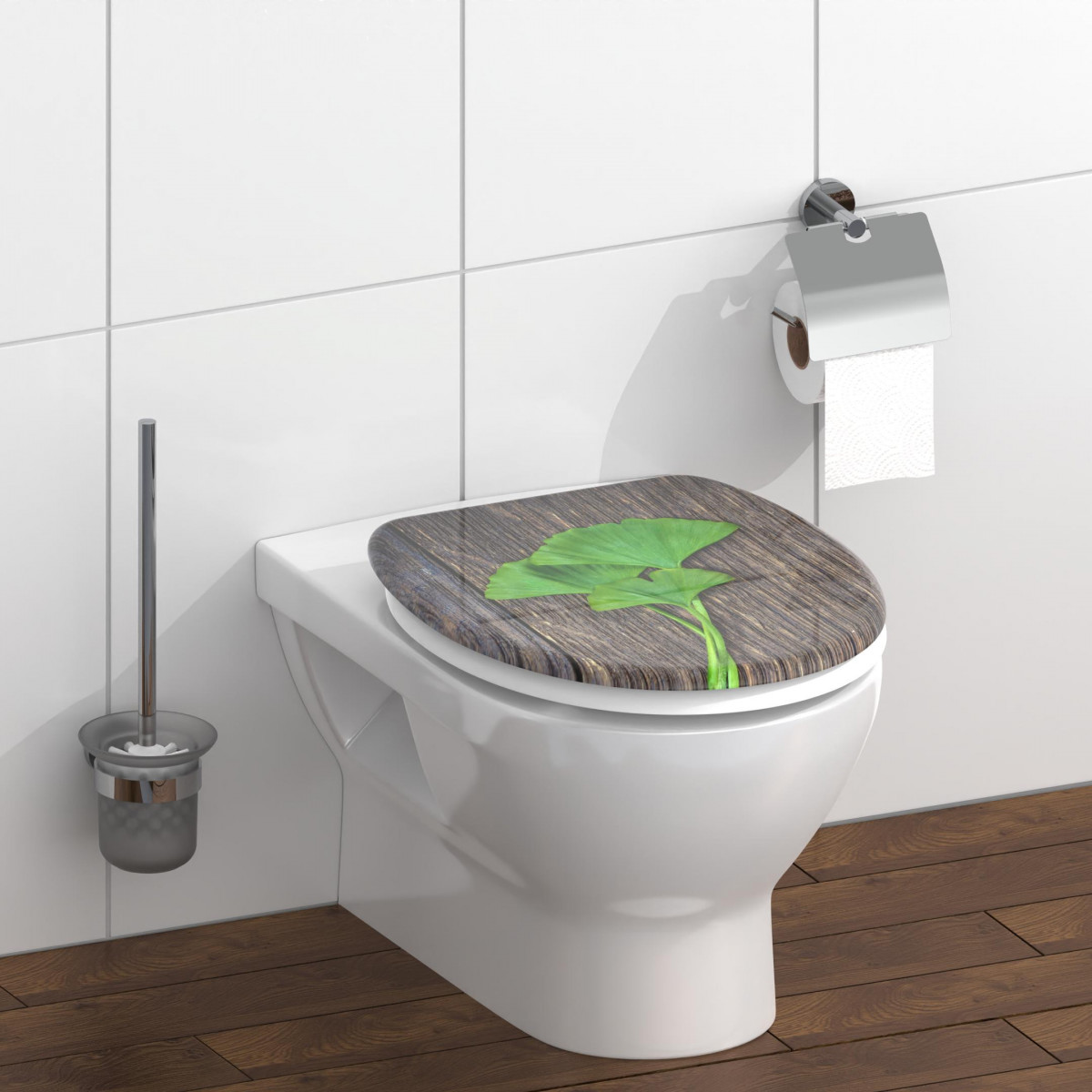 Duroplast Toilet Seat GINGKO&WOOD with Soft Close