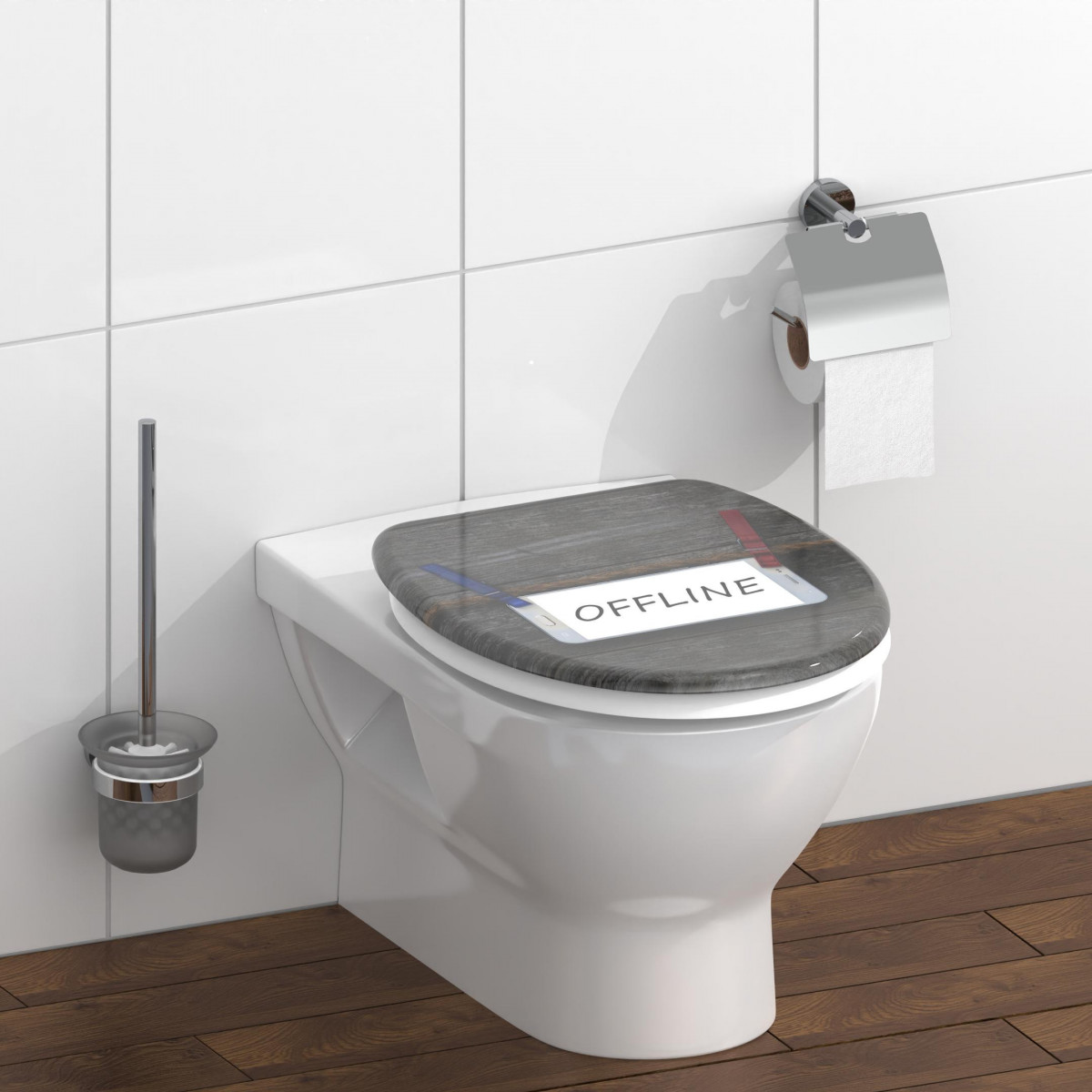 Duroplast WC-Sitz OFFLINE, mit Absenkautomatik