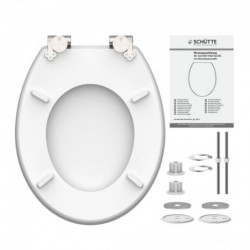 MDF HG Toilet Seat POLAR LIGHTS with soft closing