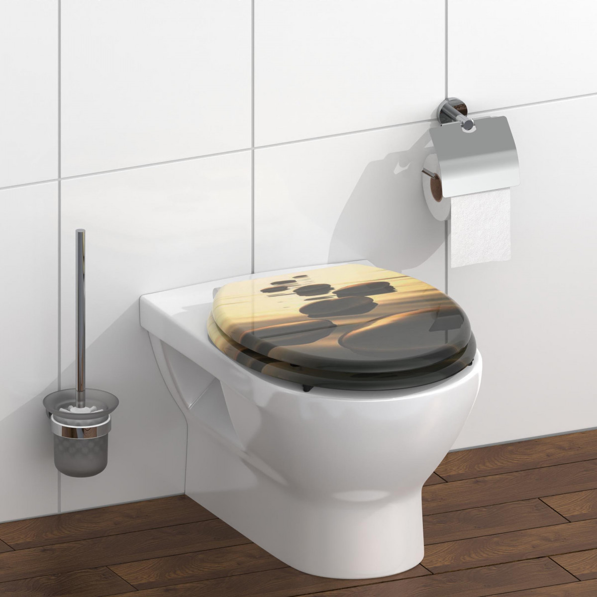 MDF Toilet Seat SEA STONE with Soft Close