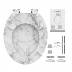 MDF Toilet Seat MARMOR STONE with Soft Close