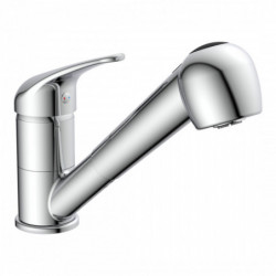 ULTRA Sink mixer low pressure, chrome, with pull-out sprayer