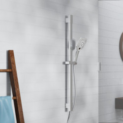 RAVENNA bar shower set, chrome/white