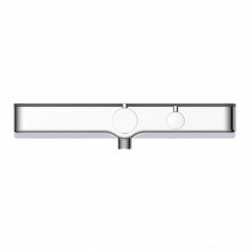 OCEAN Thermostatic tray, glass/ anthracite