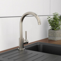 CORNWALL Sink mixer, stainless steel look
