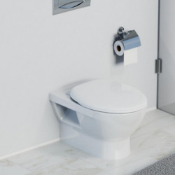 WC-Sitz, Weiß, mit Absenkautomatik