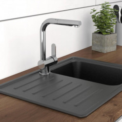 LONDON Sink mixer, chrome, with pull-out spout