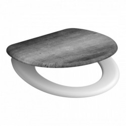 Duroplast Toilet Seat INDUSTRIAL GREY with Soft Close
