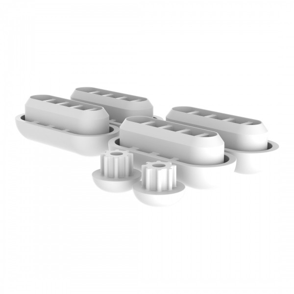 Buffer voor thermoset WC-bril, wit kunststof voor 82000, 823xx-serie