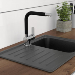 RIO Sink mixer, chrome/black matt