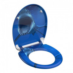 Duroplast Toilet Seat SHARK with Soft Close and Quick Release