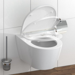 Duroplast High Gloss WC-Sitz MAGIC LIGHT, mit Absenkautomatik und Schnellverschluss
